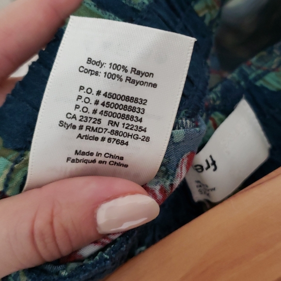 Wilfred free baggy paperbag floral print shorts - Picture 4 of 4